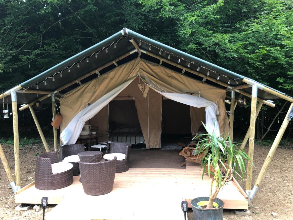 Tente Lodge Elevage Girbal La Chapelotte 外观 照片